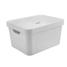Caixa Organizadora Cube 32L Com Tampa 46x36x24,5cm Branca OUCC650BCF Caixa Organizadora Cube 32L Com Tampa 46x36x24,5cm Branca OUCC650BCF