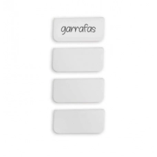 Conjunto De Placas Identificadoras Para Caixa Cube - Branco - OUKT200BCF Conjunto De Placas Identificadoras Para Caixa Cube - Branco - OUKT200BCF