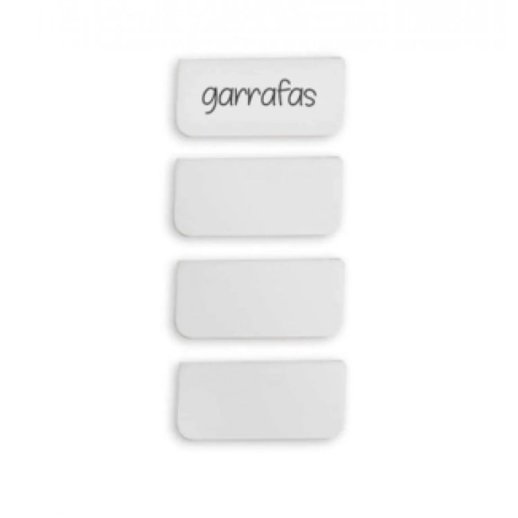 Conjunto De Placas Identificadoras Para Caixa Cube - Branco - OUKT200BCF