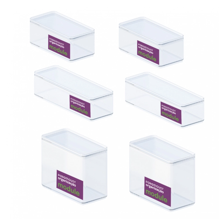 Kit Organizadores Gaveta Bancada Module 6 peças