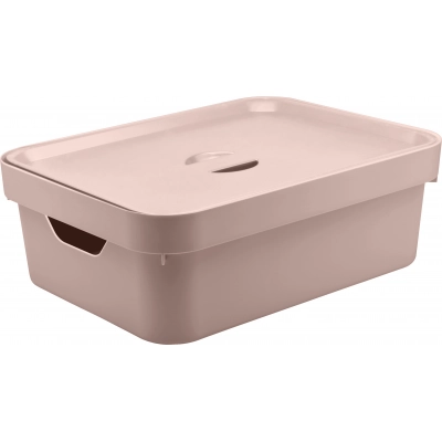 Caixa Organizadora Cube 16L Com Tampa 45x35,5x13cm Rosa OUCC550RSDF