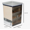 Pote Hermetico Lumini Quadrado 6.215ml 17,5x17,5x27cm - PRMT4647