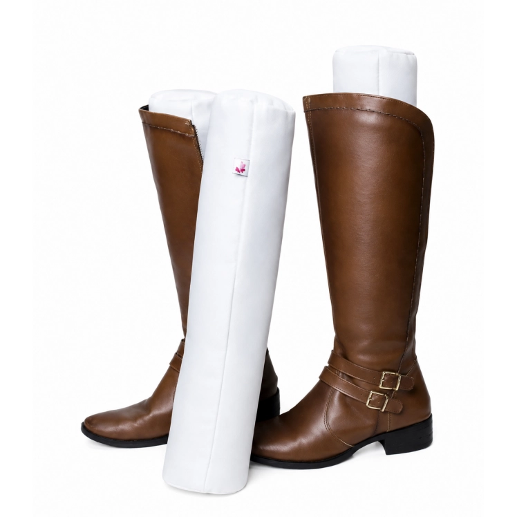 Enchimento de Botas Branco - Tam M - 40x8 cm - 1 Par - ENCHBBM