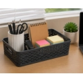 Cesto Organizador Quadratta 27x 21x8cm Chumbo - PRMT4763