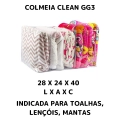 Kit Colmeia Clean GG3 Toalhas, Lençol, Cobertas - 03un