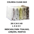 Kit Colmeia Clean GG3 Toalhas, Lençol, Cobertas - 03un