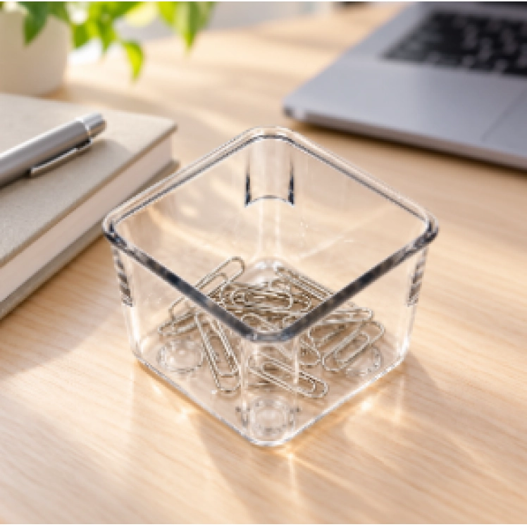 Organizador De Gavetas Estreito Cristal P 7,7 x 7,7 x 5,6cm UD020010
