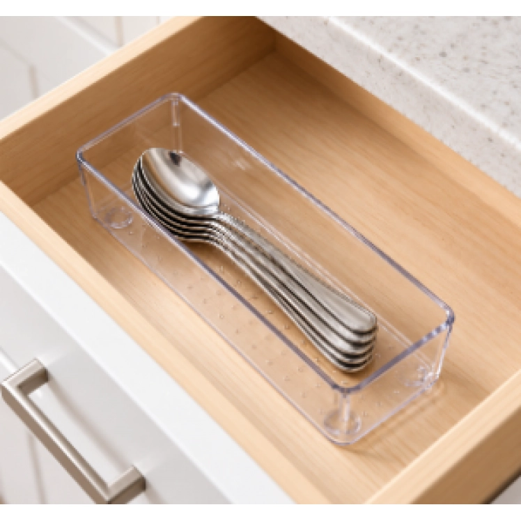 Organizador De Gavetas Estreito Cristal G 23 x 7,7 x 5,6cm UD020012
