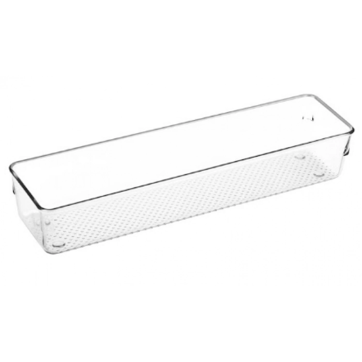 Organizador De Gavetas Estreito Cristal GG 30 x 7,7 x 5,6cm - UD020013