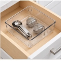 Organizador de Gavetas Largo Cristal P – 15,3 x 15,3 x 5,6 cm – UD020014