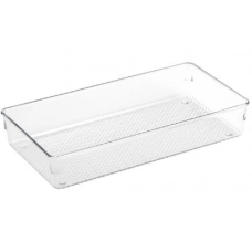 Organizador De Gavetas Largo Cristal M 23 x 15,3 x 5,6cm UD020015 Organizador De Gavetas Largo Cristal M 23 x 15,3 x 5,6cm UD020015