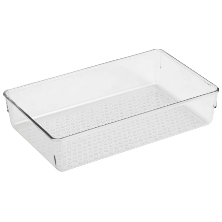 Organizador De Gavetas Largo Cristal G 30,3 x 15,4 x 5,6cm UD020016