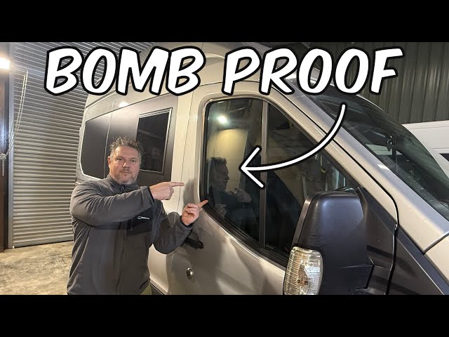 Smashgard Bomb Blast Security Film Fitted to my Transit Camper Van Conversion

I travel to