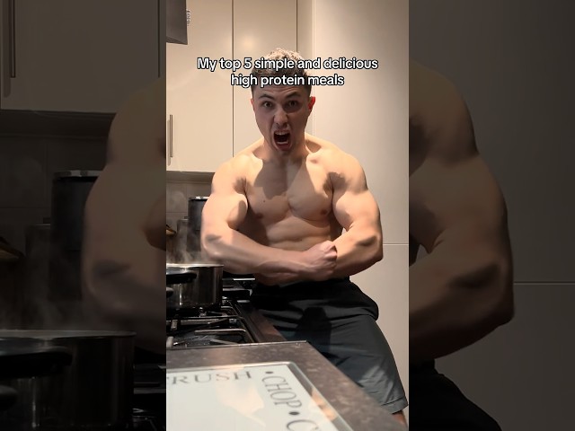 My top 5 high protein meals 👉👈🤯 #food #protein