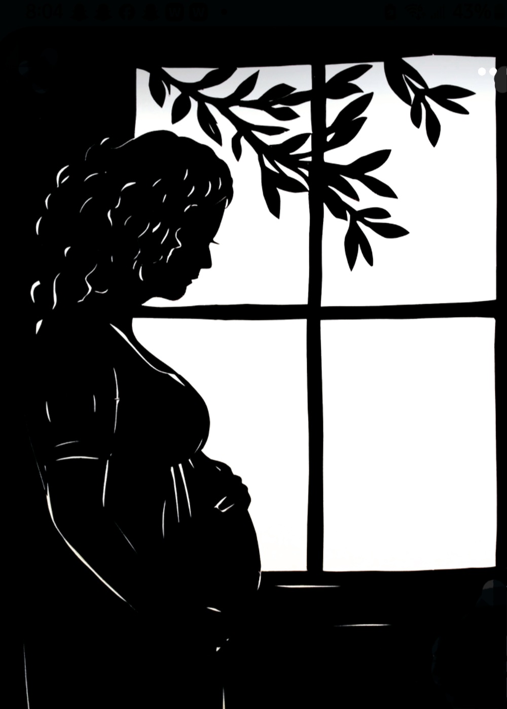 Cute Girl Silhouette