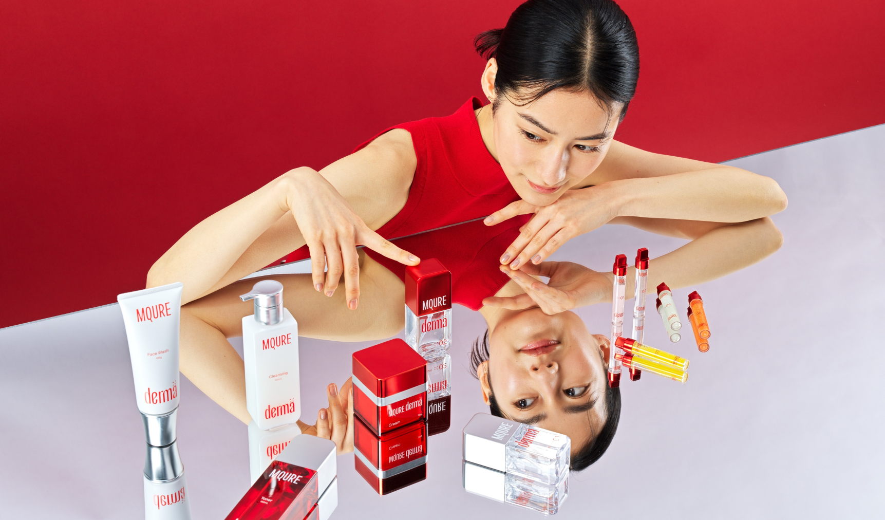 【新品】MQURE derma スキンケア　5点セット MQURE derma×