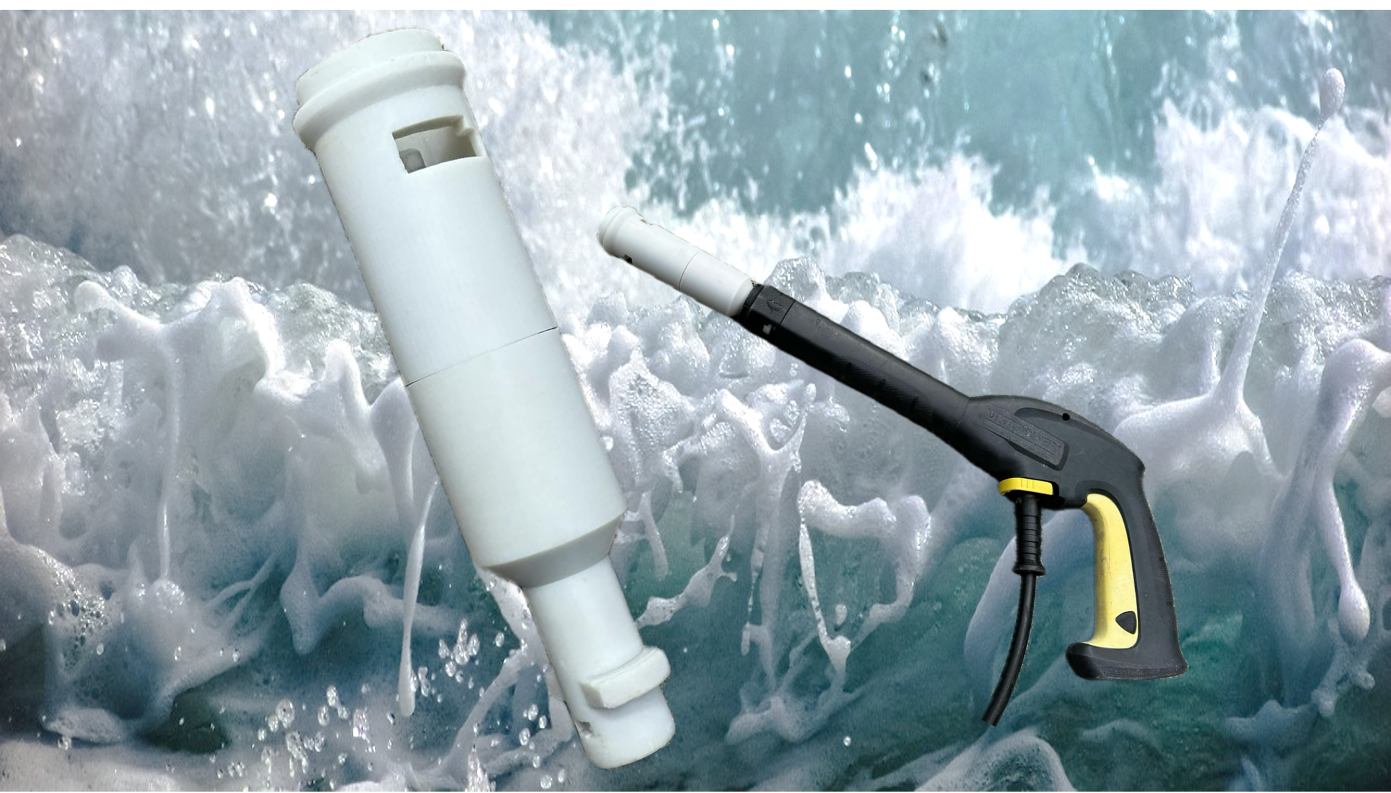 ウルトラファインバブル搭載　高圧洗浄機 融雪剤や沿岸部の除塩・しつこい油汚れの洗浄に高濃度の温水