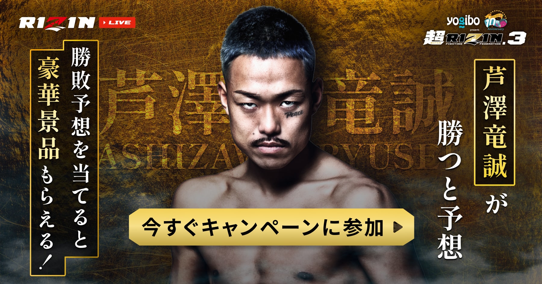 ライジン購入ページ RIZIN 100 CLUB