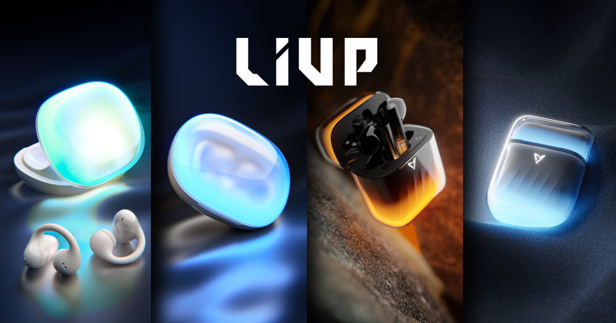 LIUP Luminous Earphones | 暗闇で輝くワイヤレスイヤホン