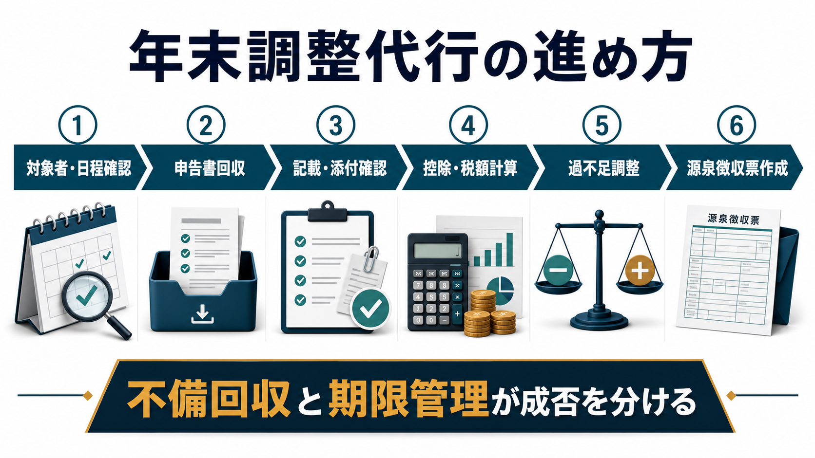 年末調整代行の進め方