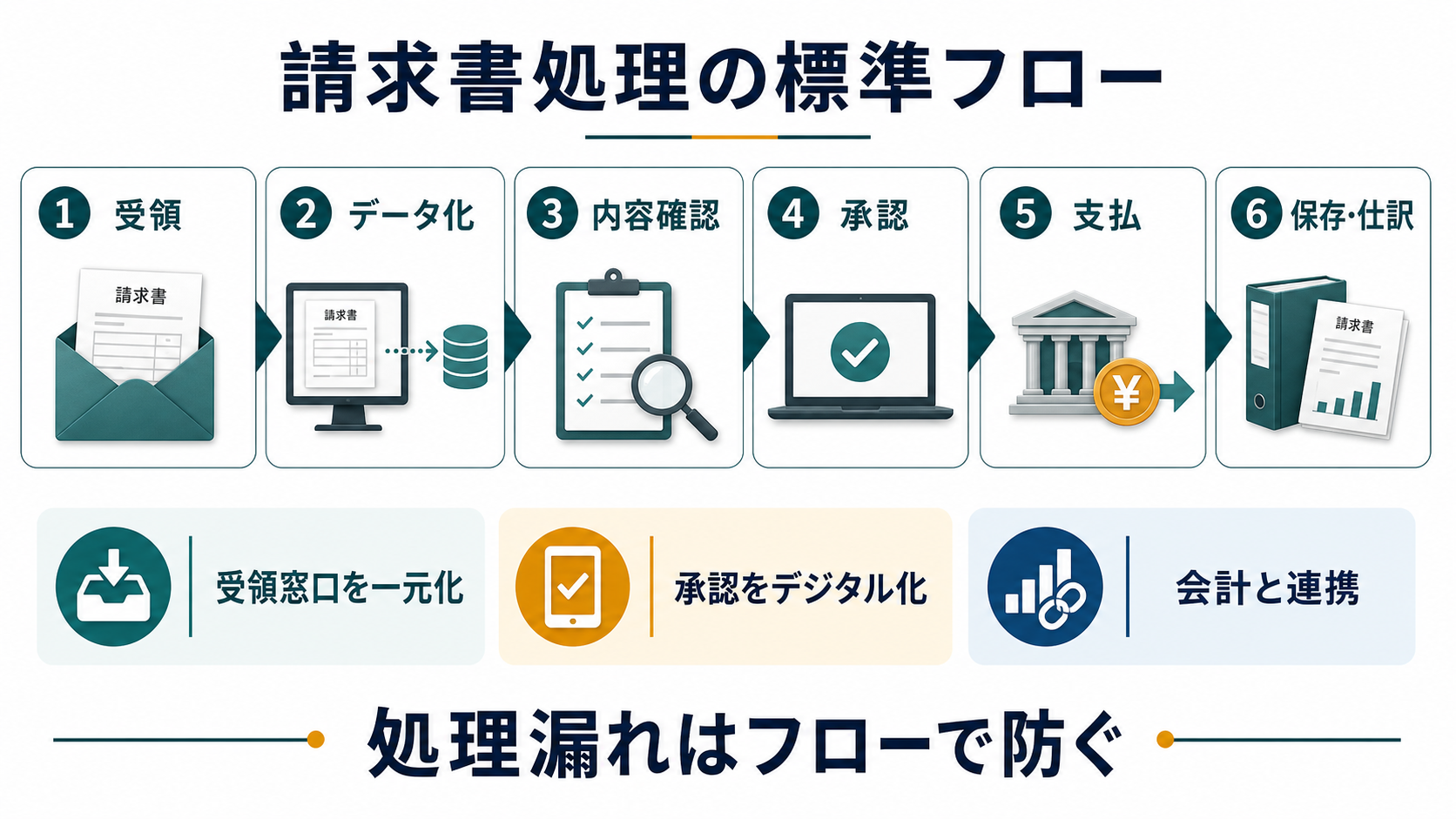 請求書処理の標準フロー