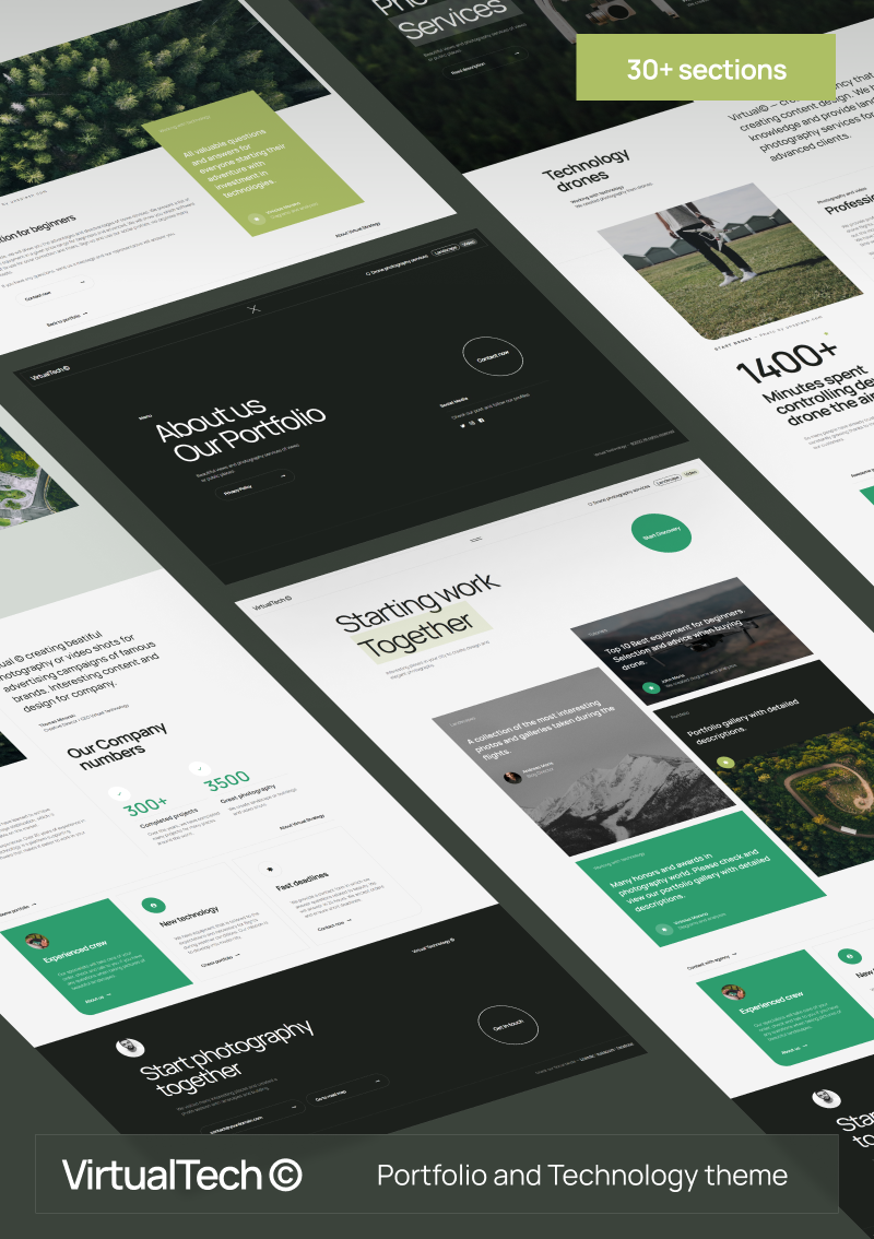 Design mock up for LP | VirtualTech