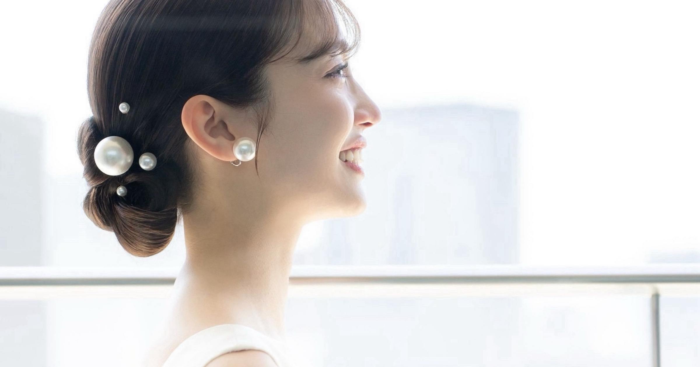 YUICollection ウェディング　ヘアアクセサリー ブライダル　パール YUI collection｜代表 湖山結衣｜ウェディングヘアメイク｜東京・横浜