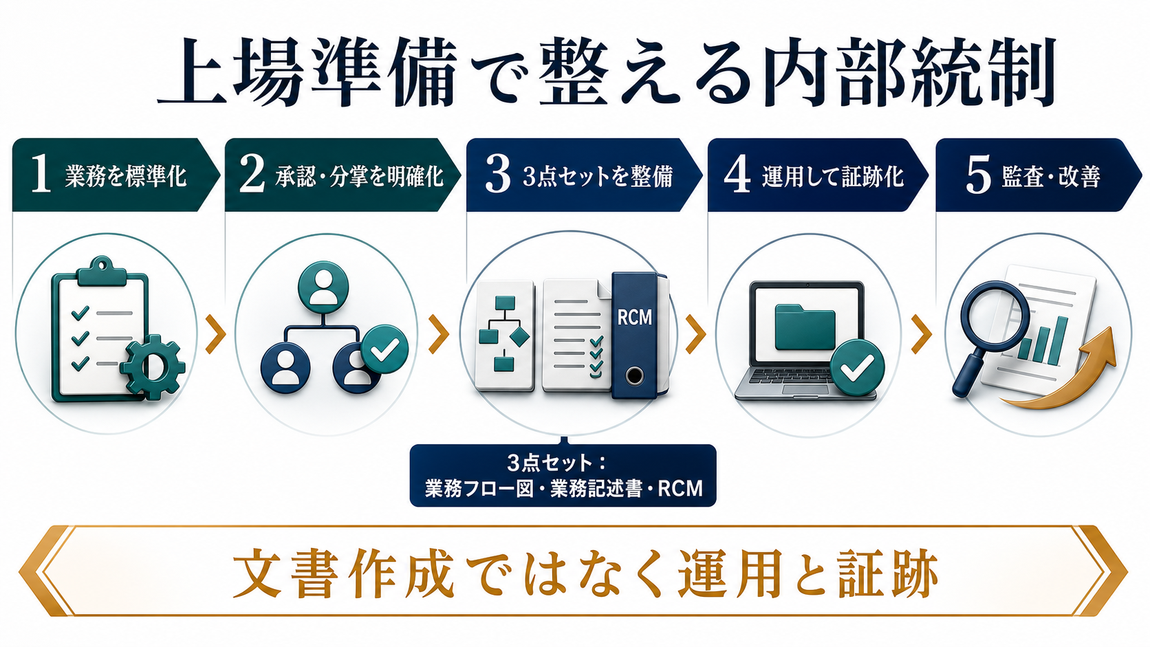 上場準備で整える内部統制