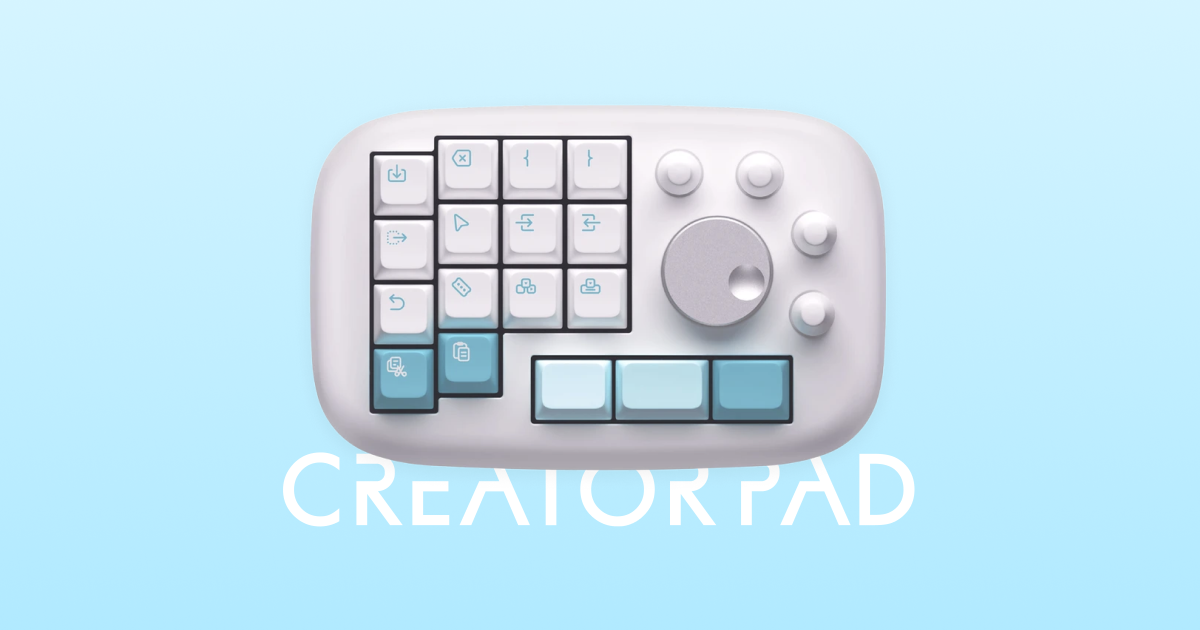 CreatorPad|究極のクリエイター向け片手デバイス CreatorPad|究極のクリエイター向け片手デバイス
