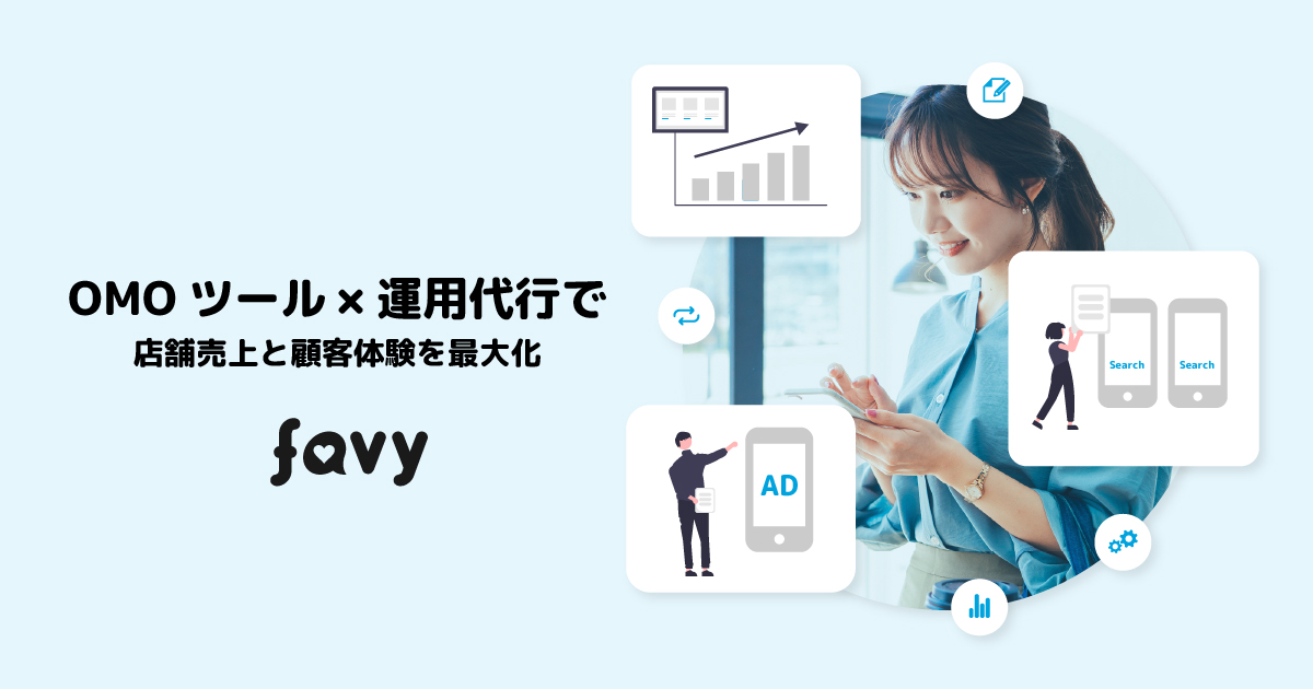 株式会社favy｜favy inc.｜OMOツール×運用代行で店舗売上と顧客体験を最大化