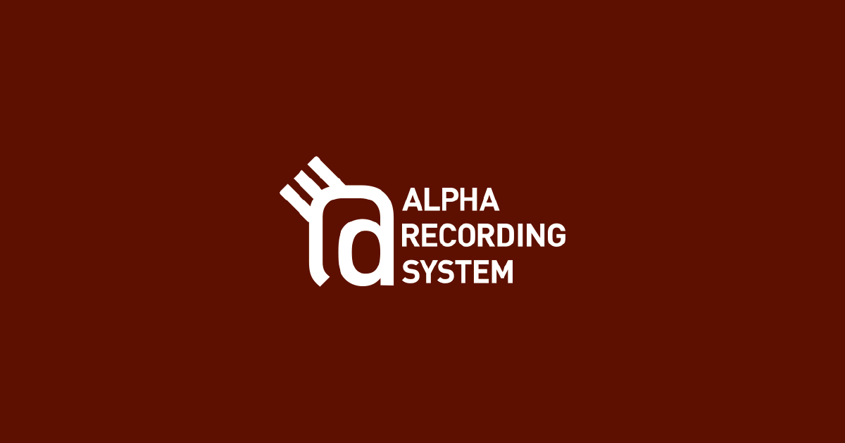 ALPHA RECORDING SYSTEM