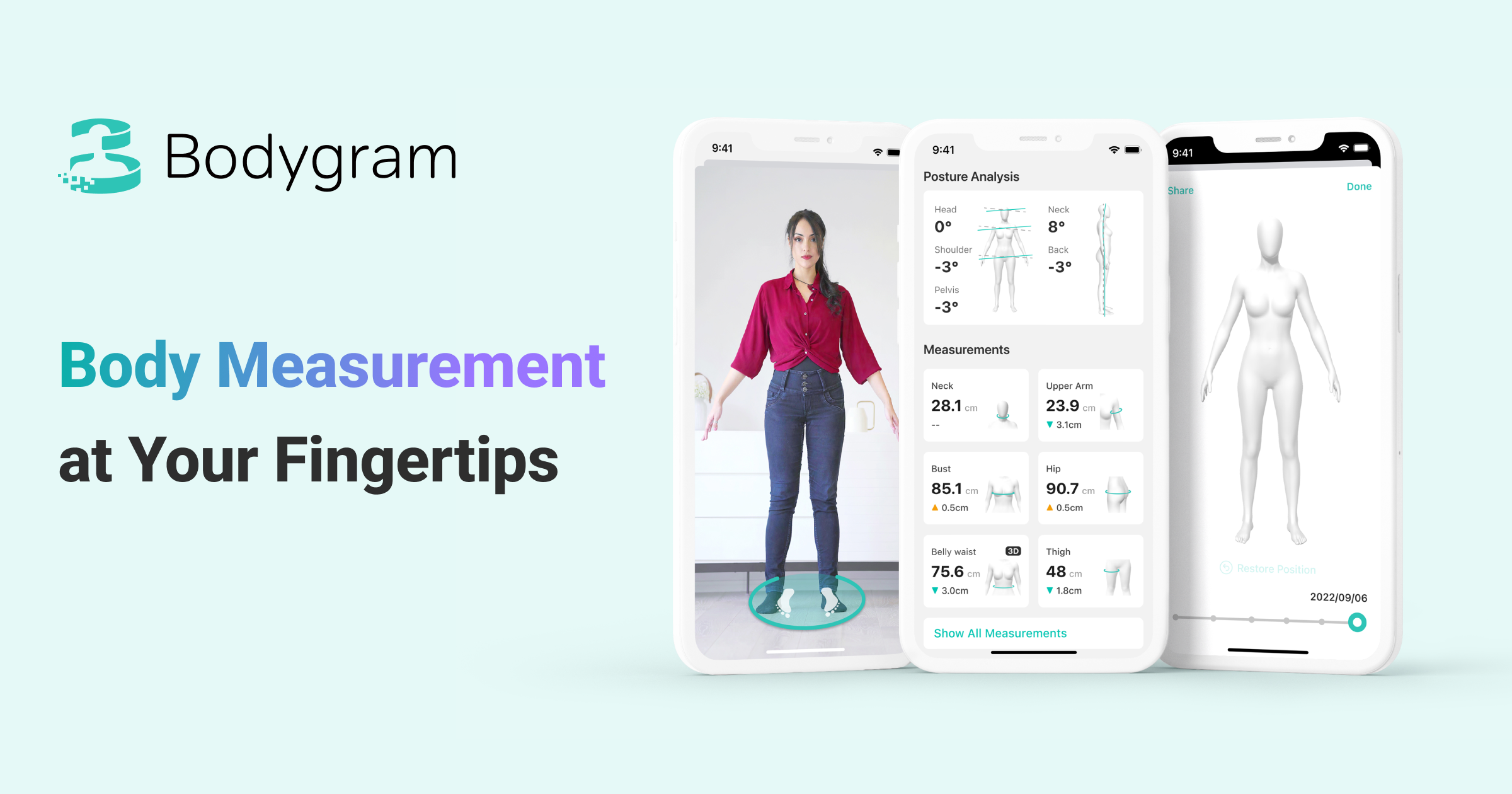 Bodygram AI Body Measurement Technology