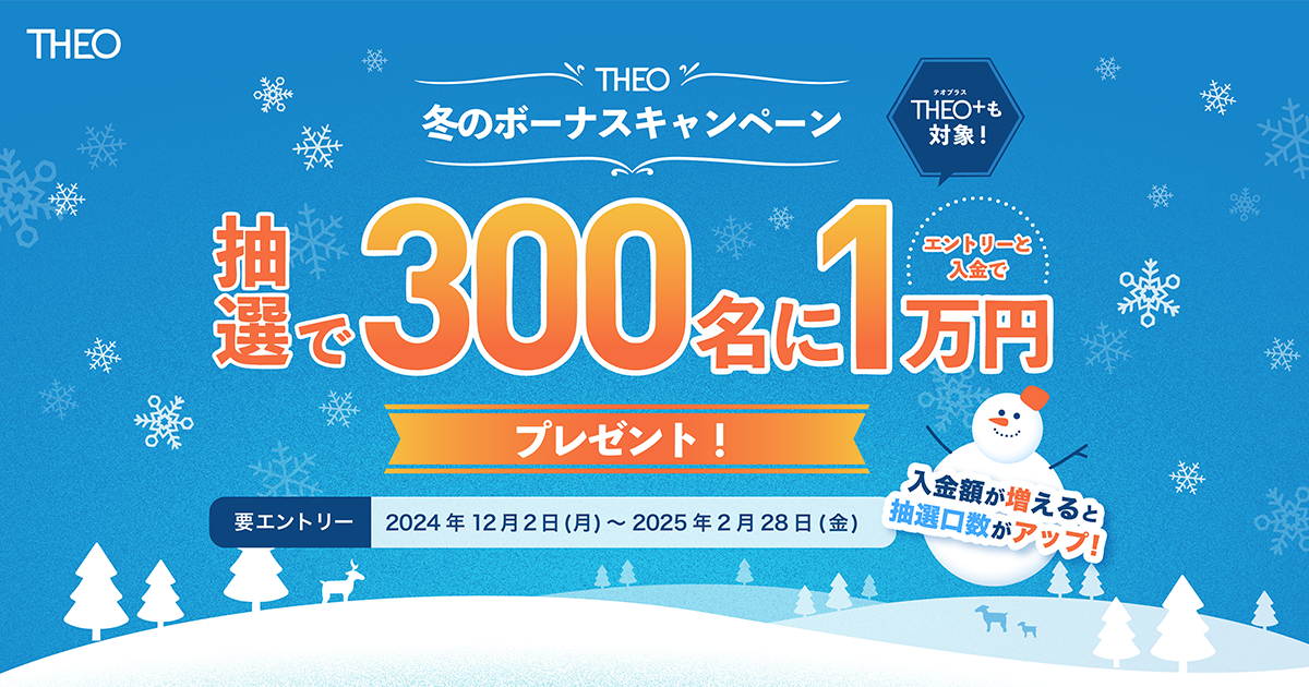 THEO｜長期運用をサポート！ つみたて応援キャンペーン