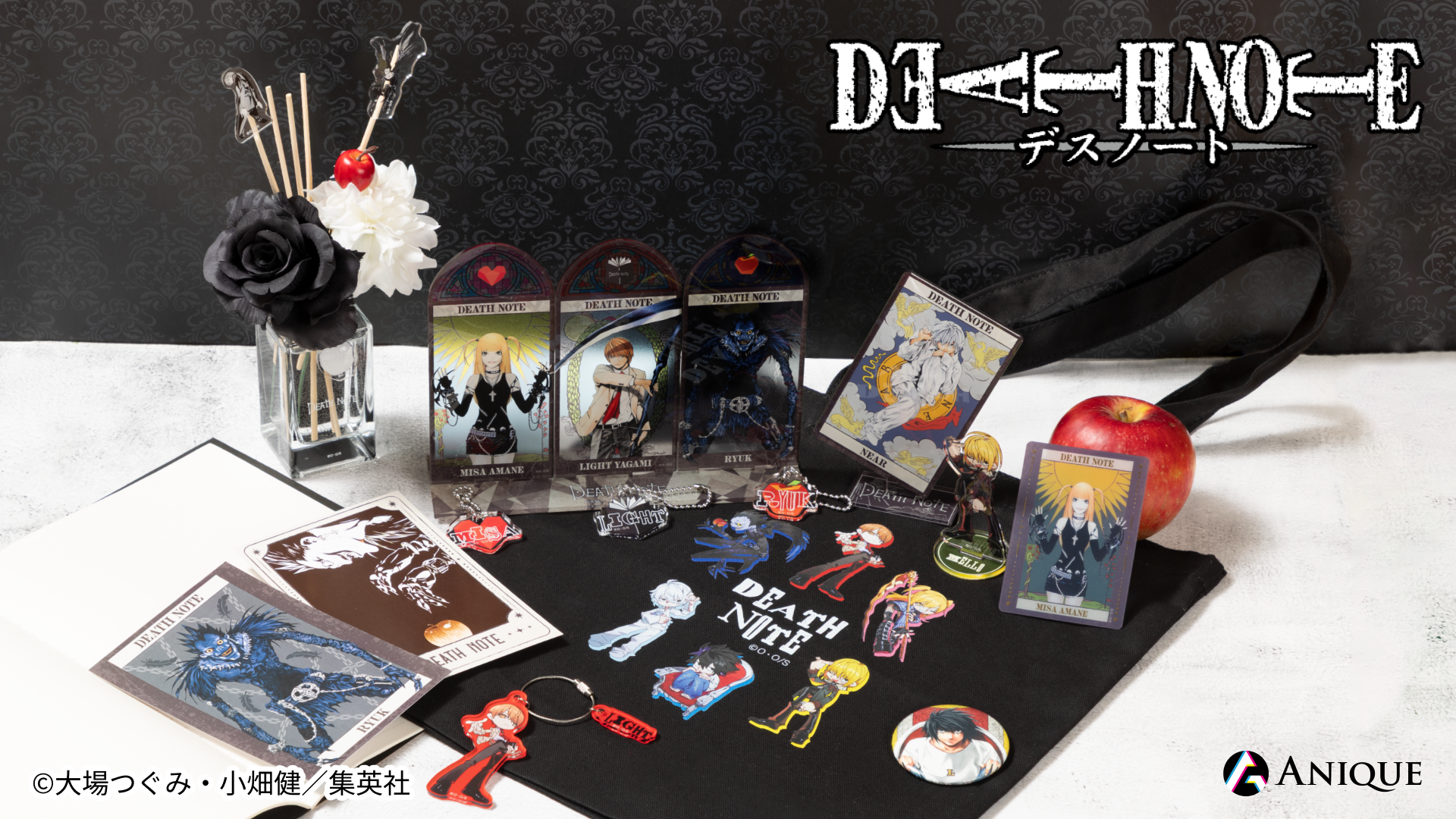 DEATH NOTE』より、【タロットカード】をテーマにした新規グッズ POP