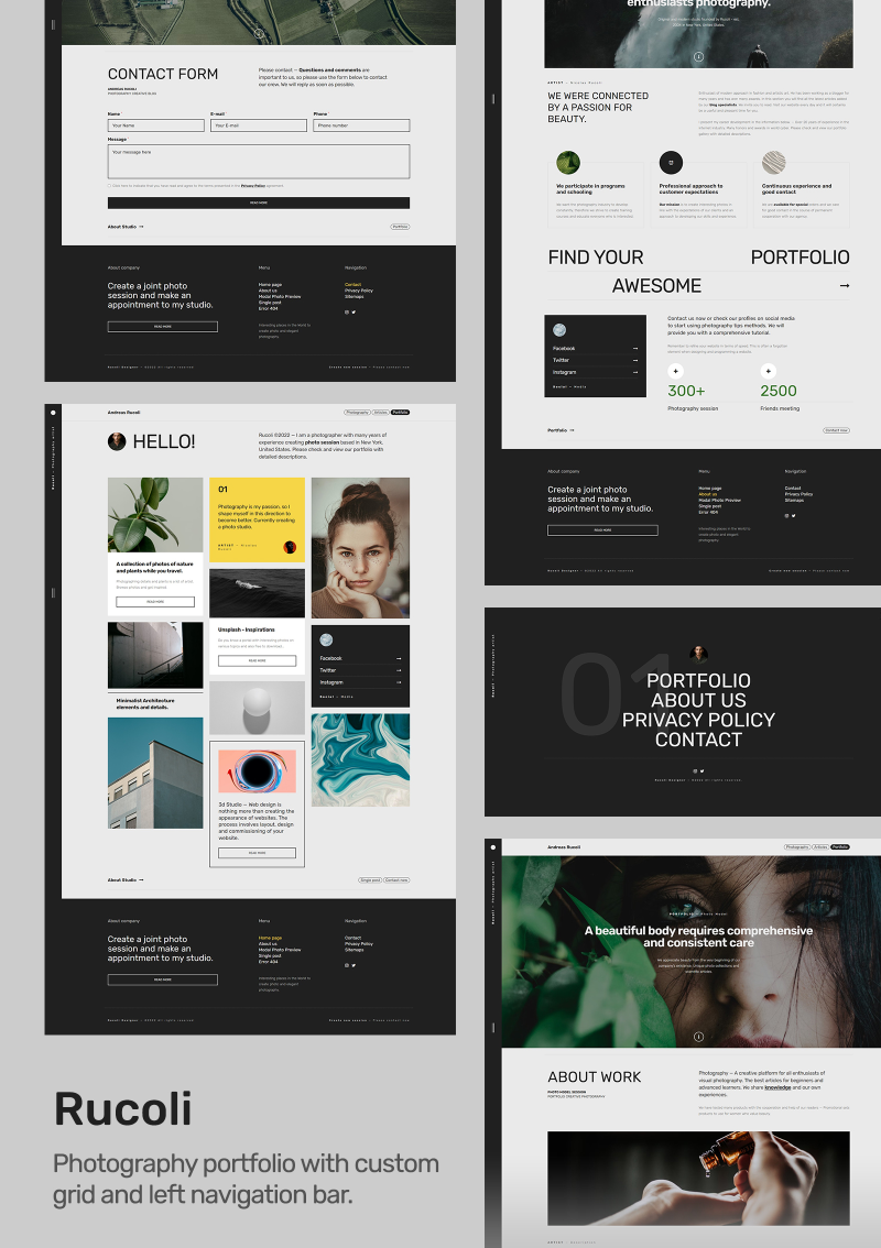 Design mock up for Designer | Rucoli
