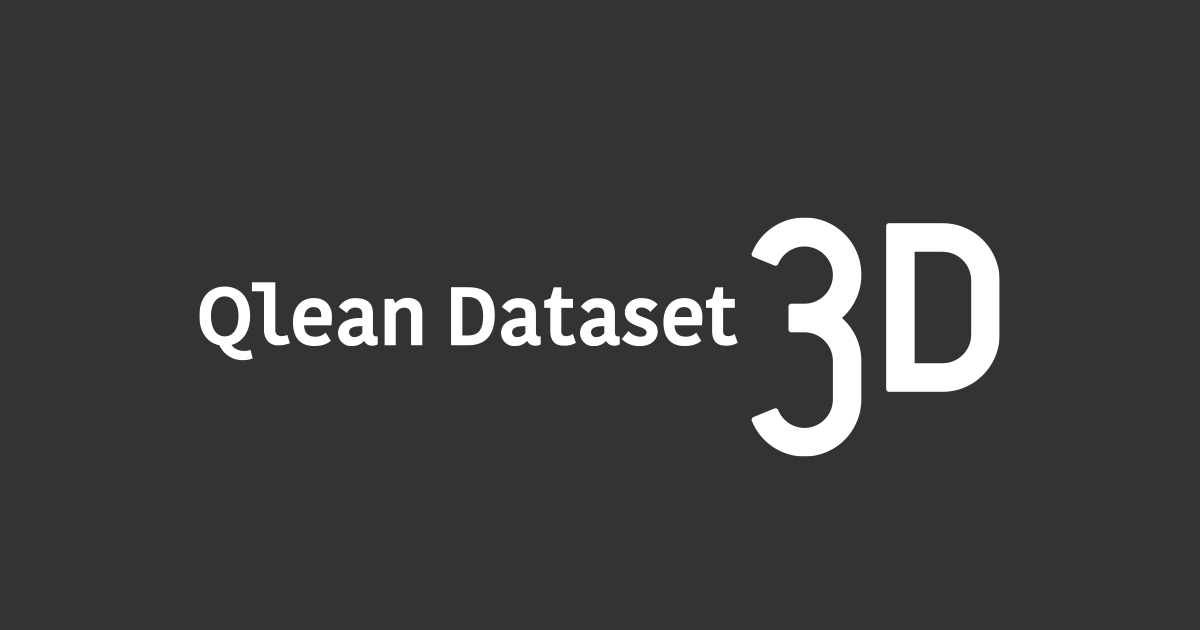 Qlean Dataset 3D