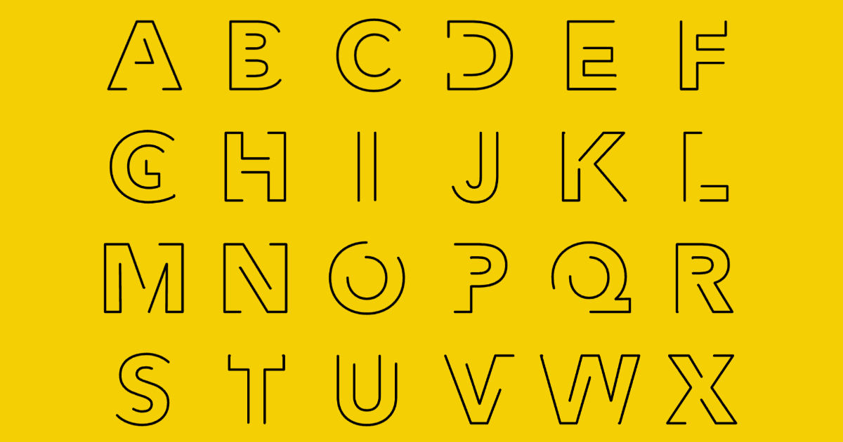 Trim Font | NAGAFUJI DESIGN