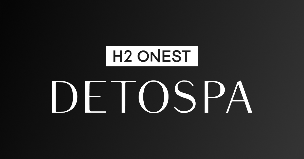 サロン専用・高濃度水素ヘッドスパ H2 ONEST DETOSPA デトスパ