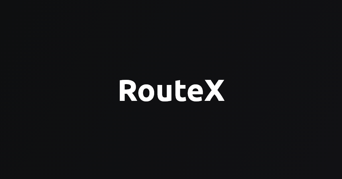 RouteX: create something