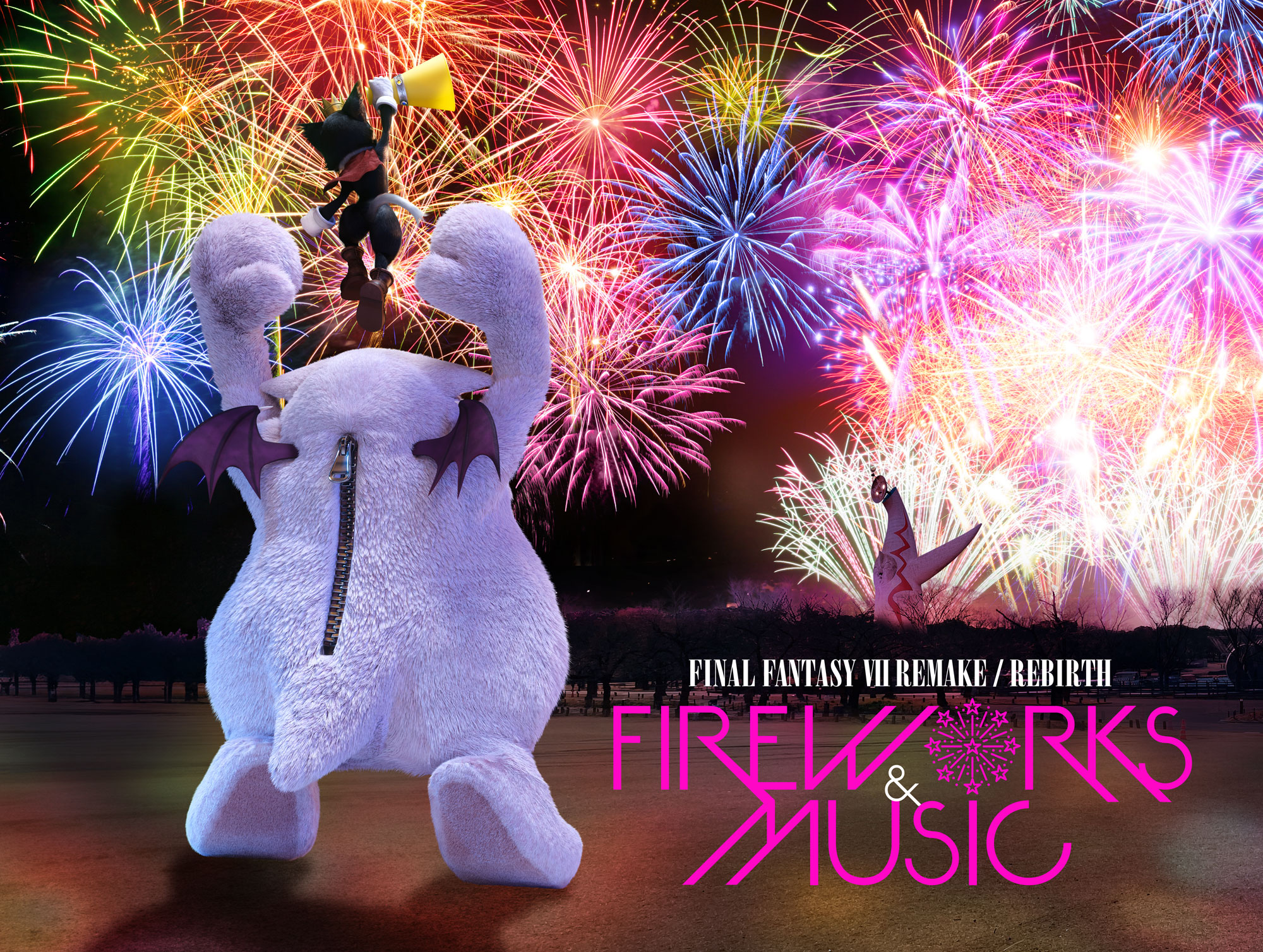 FINAL FANTASY VII REMAKE / REBIRTH - FIREWORKS & MUSIC 