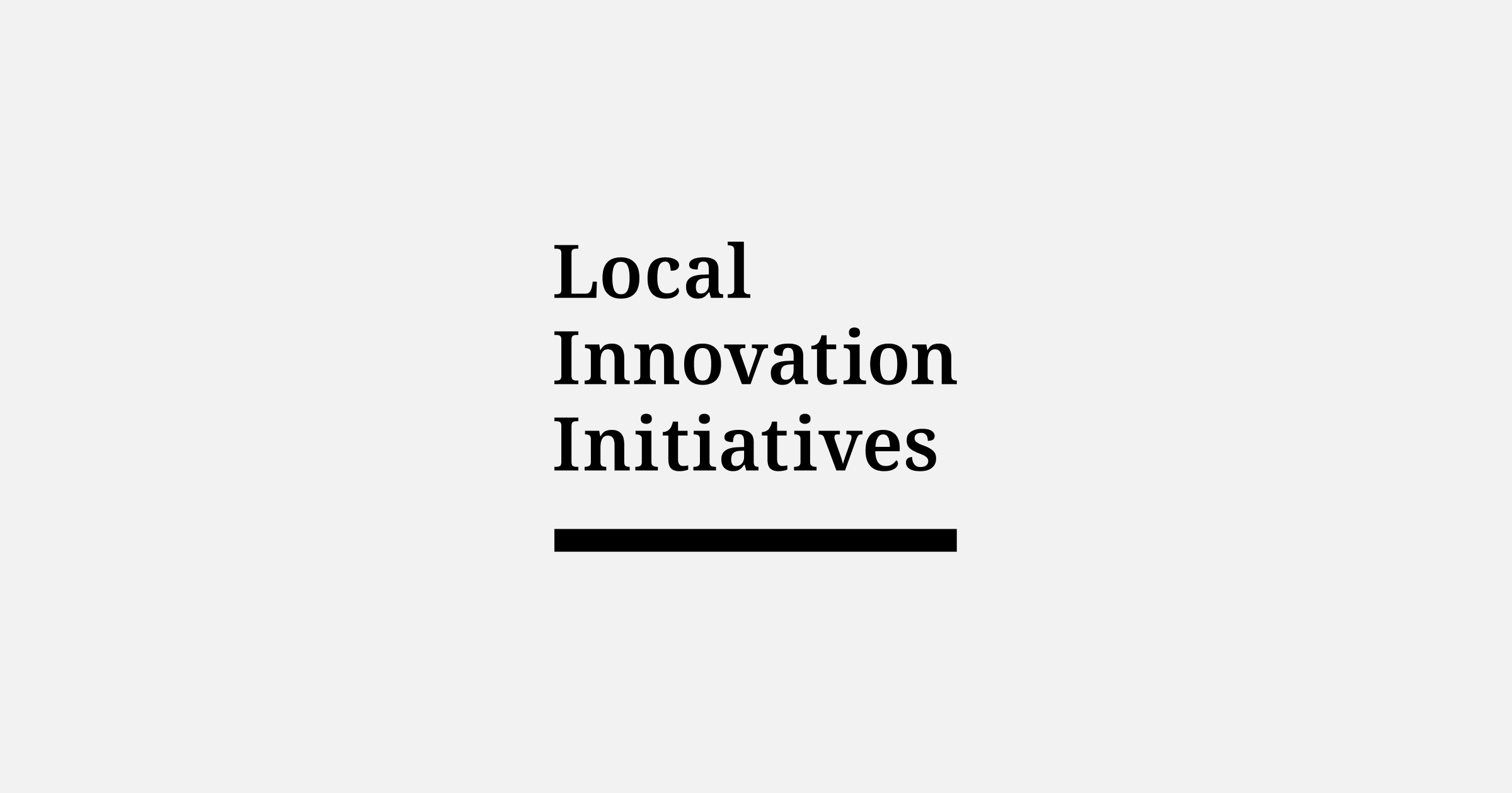 Local Innovation Initiatives｜ローカルイノベーションイニシアチブ