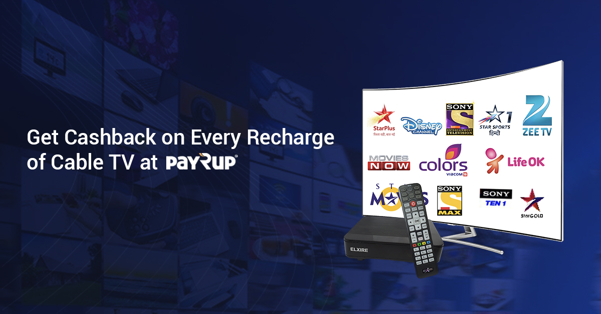 Get Cashback On Every Recharge Of Cable TV At Payrup