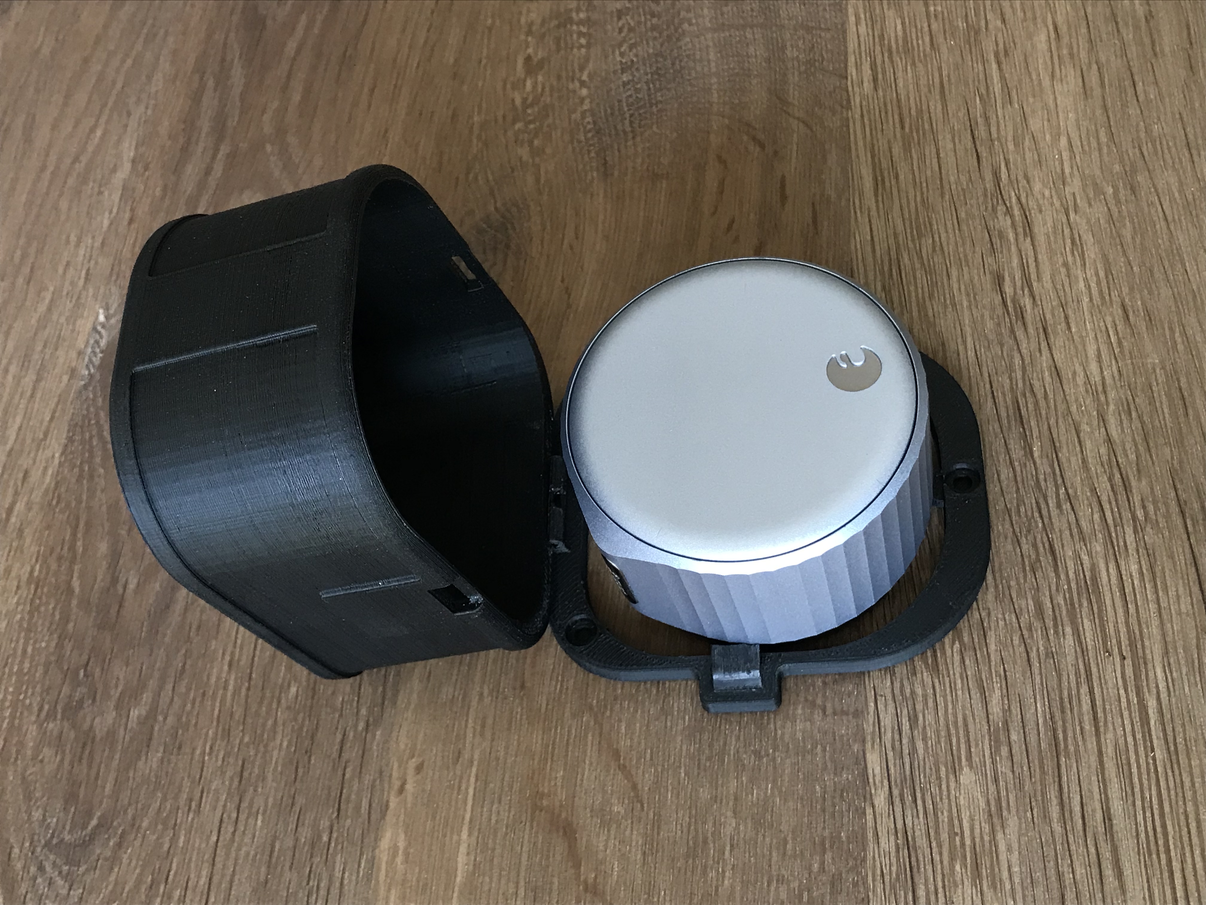 SturdīyCover Weather-Resistant Protective Housing For August Smart Lock Keypad - Black Outdoor Cover 4 thumbnail image
