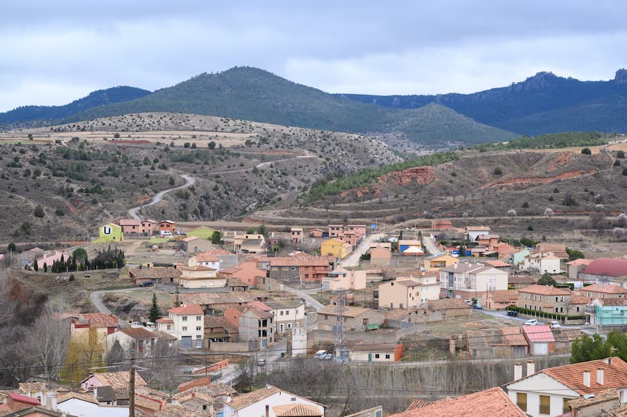 Las casas del pueblo de Gea de Albarracín