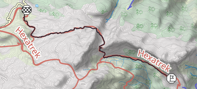 Ruta de las Golondrinas. Clásica. Etapa 3: Laberouat- Jeandel (Pas d´Azuns) Variante A