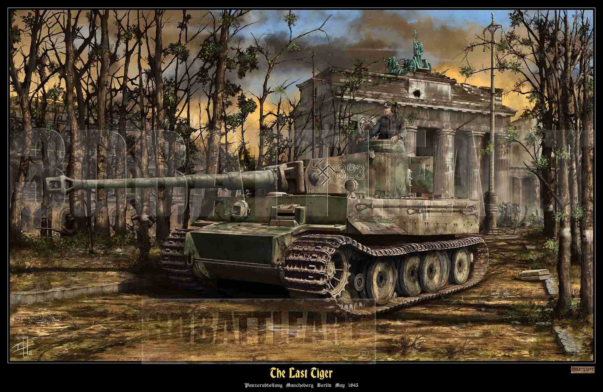 The last Tiger 1 - Berlin 1945 THE PAINTING - PART 3