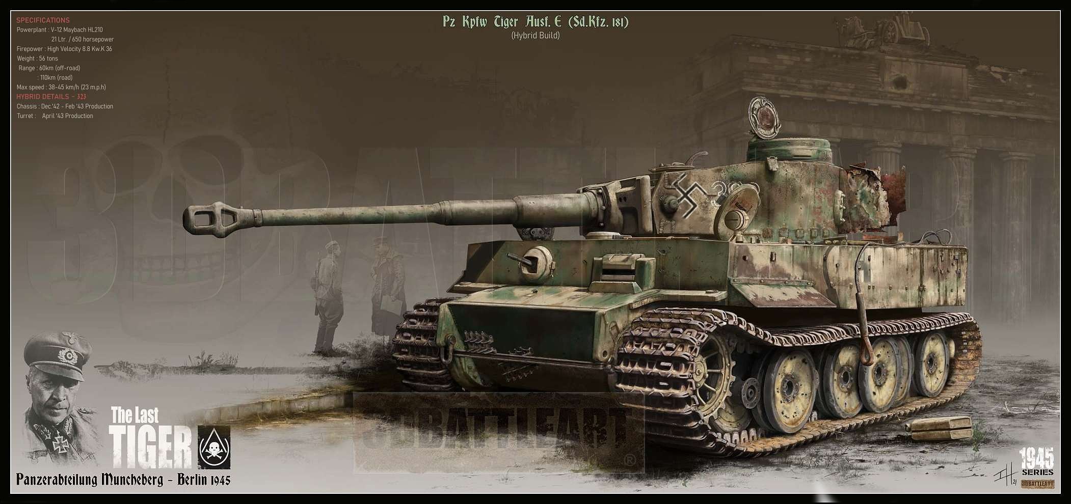 The last Tiger 1 - Berlin 1945 THE PAINTING - PART 3
