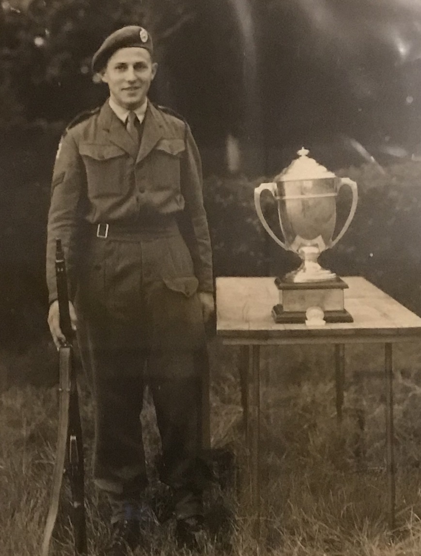 Image of Barry Nicholson in his army days