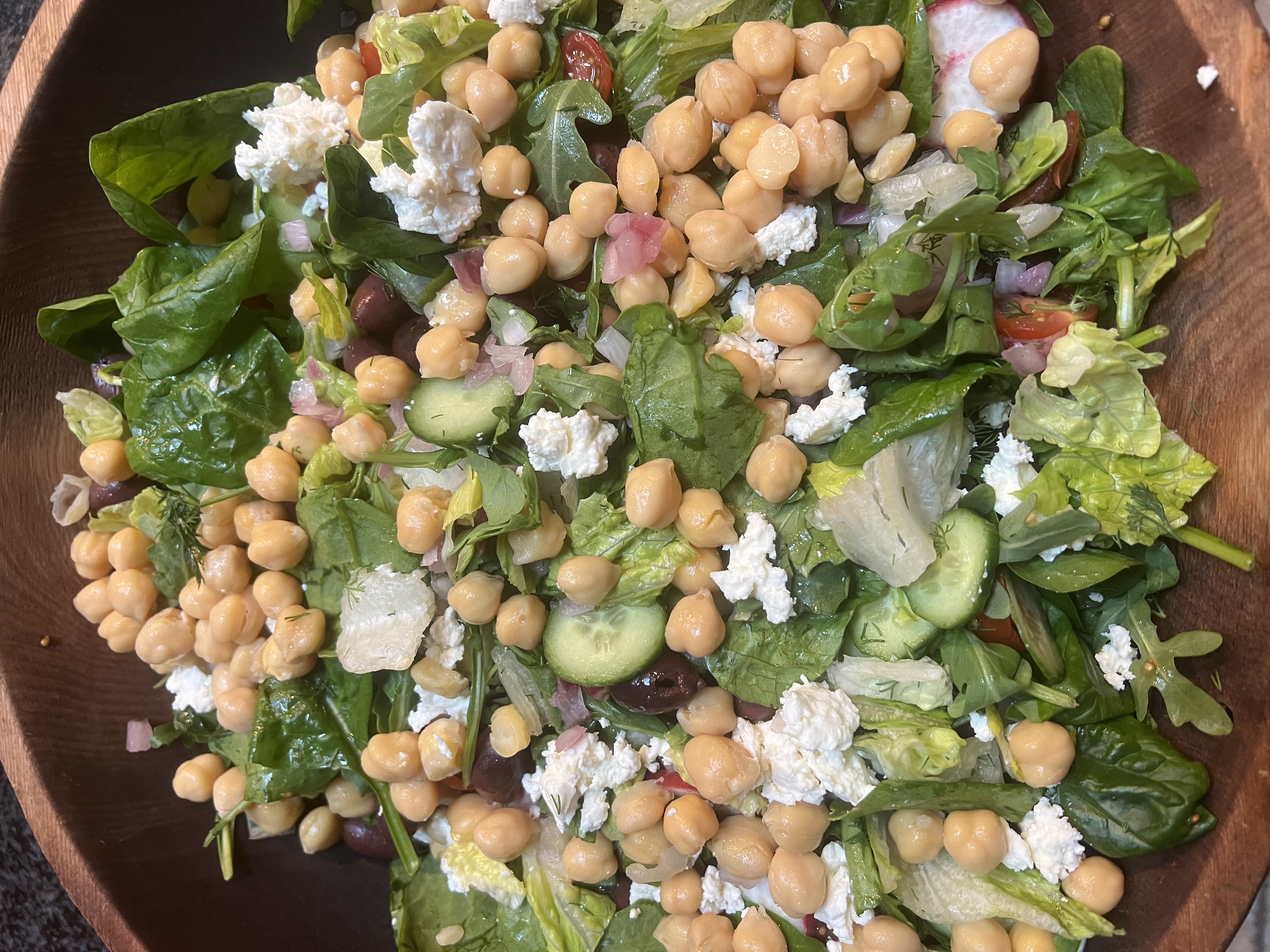 Roasted Chickpea Salad