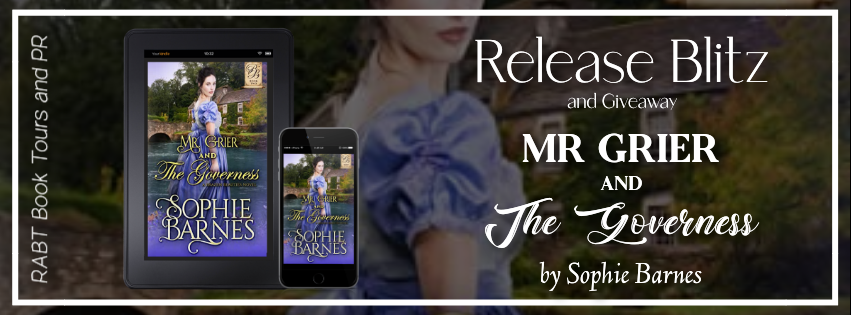 Release Blitz: Mr. Grier and the Governess by Sophie Barnes #promo #historicalromance #giveaway #rabtbooktours @BookBuzznet @RABTBookTours @BarnesSophie